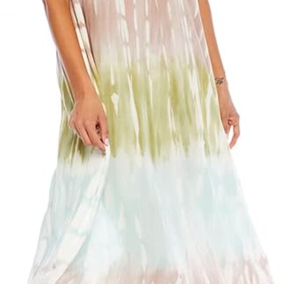 Mud Pie Women's Hyatt  Multi Color Maxi Dress Size S or M NEW - Picture 3 of 4